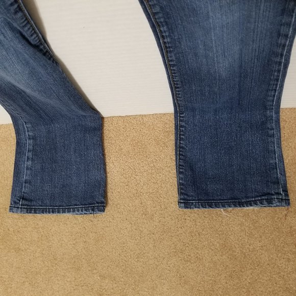 GAP jeans 1 Bootcut Stretch Medium Tint denim Y2K 2007 low rise waist boot cut - Picture 6 of 16